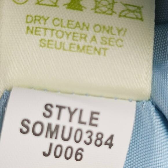 Sigrid Olsen Tweed Blazer 10 Retro Floral Groovy Colorful 60s Mod Preppy Blue - Picture 5 of 8